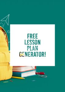 free lesson plan generator